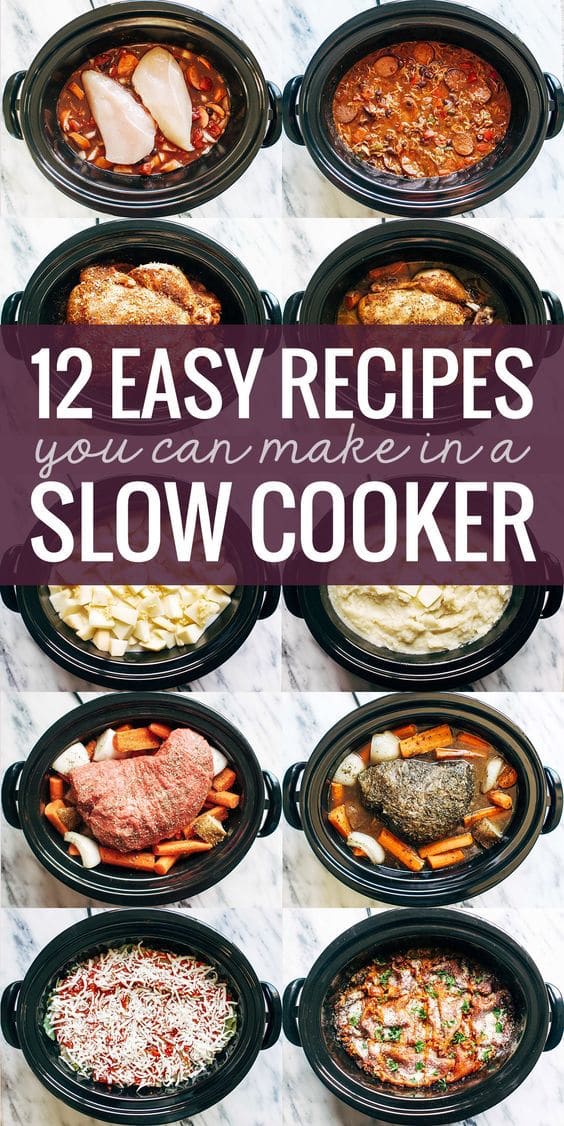 12 Slow Cooker Recipes & more!