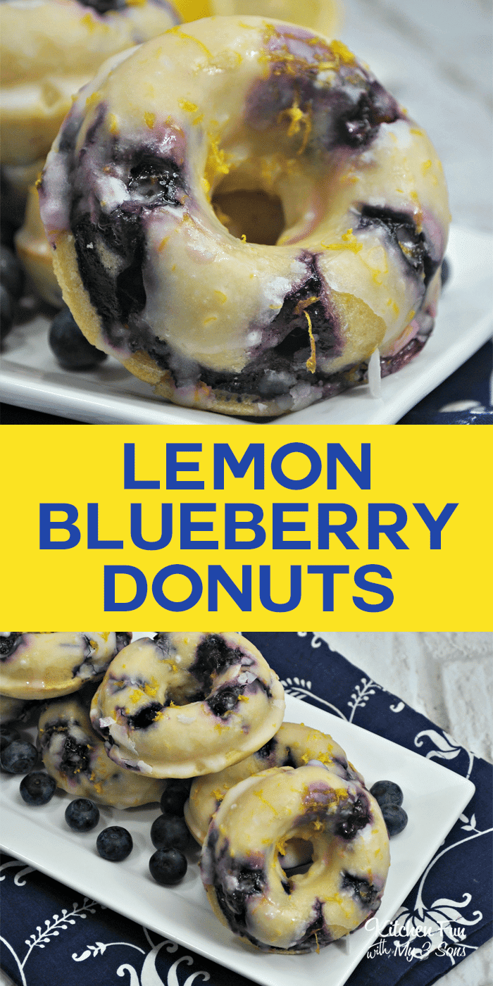 Blueberry Lemon Donuts