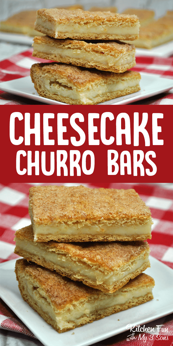 Churro Cheesecake Bars