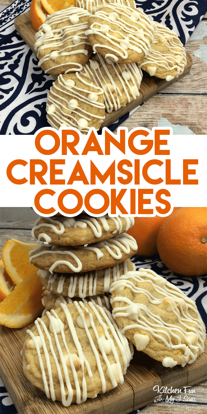 Orange Creamsicle cookies