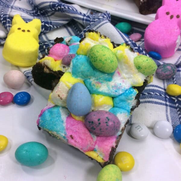 Easter Peep Brownies