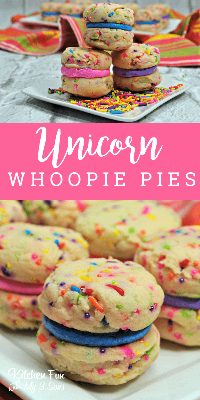 Unicorn Whoopie Pies