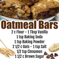 Oatmeal Bars