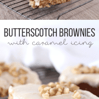 Butterscotch Brownies With Caramel Icing pin