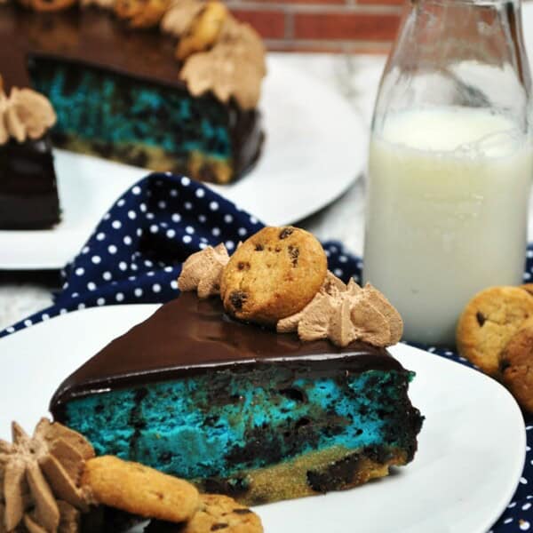 Cookie Monster Cheesecake