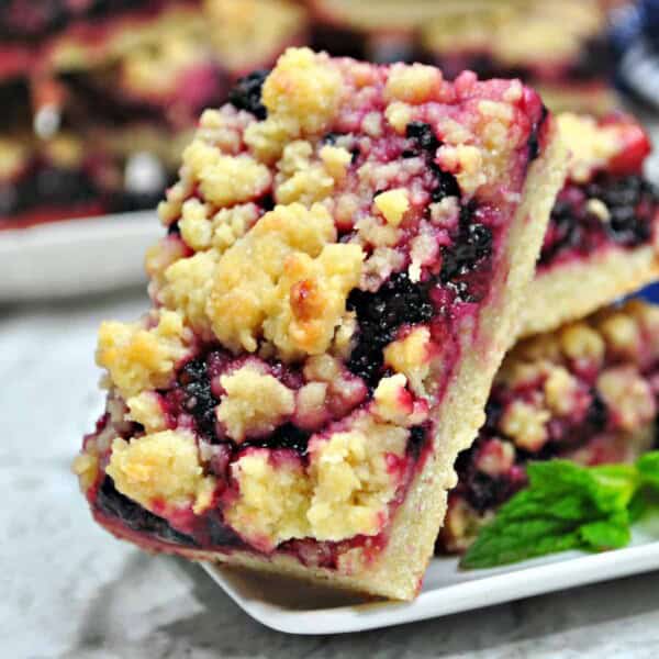 Blackberry Crumble Bars feature
