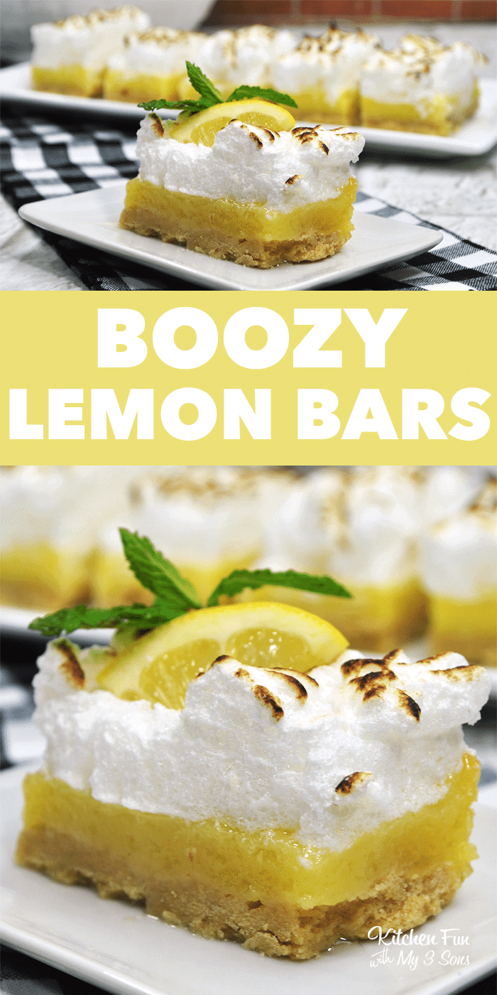 Boozy Lemon Bars