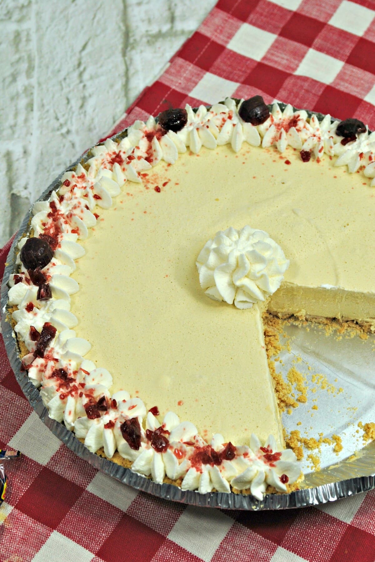 Top of Root Beer Float Pie