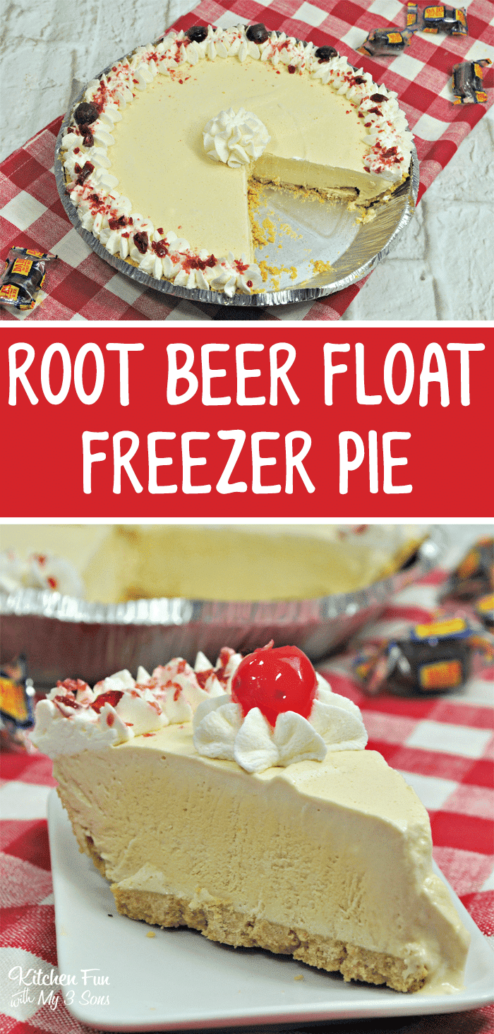 Rootbeer Float Freezer Pie