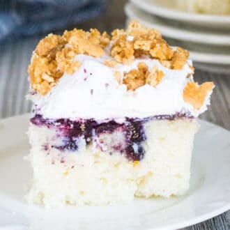 Blueberry Poke Cake Feature