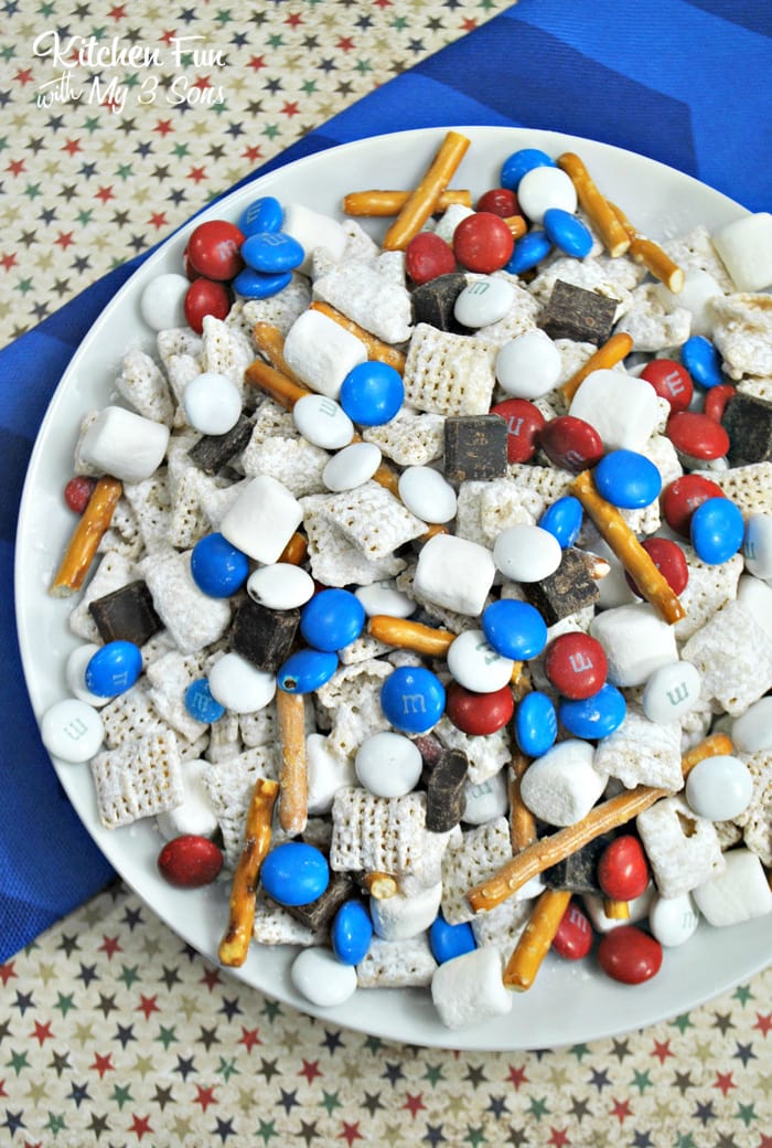 Patriotic S'more Chex Mix