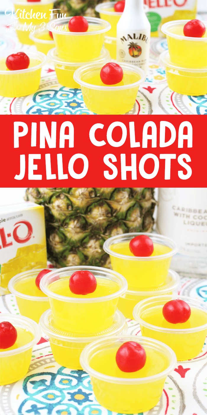 Pina Colada Jello Shots