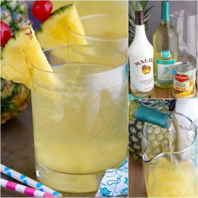 Pina Colada Sangria - Over 40 of the BEST Summer Cocktails!