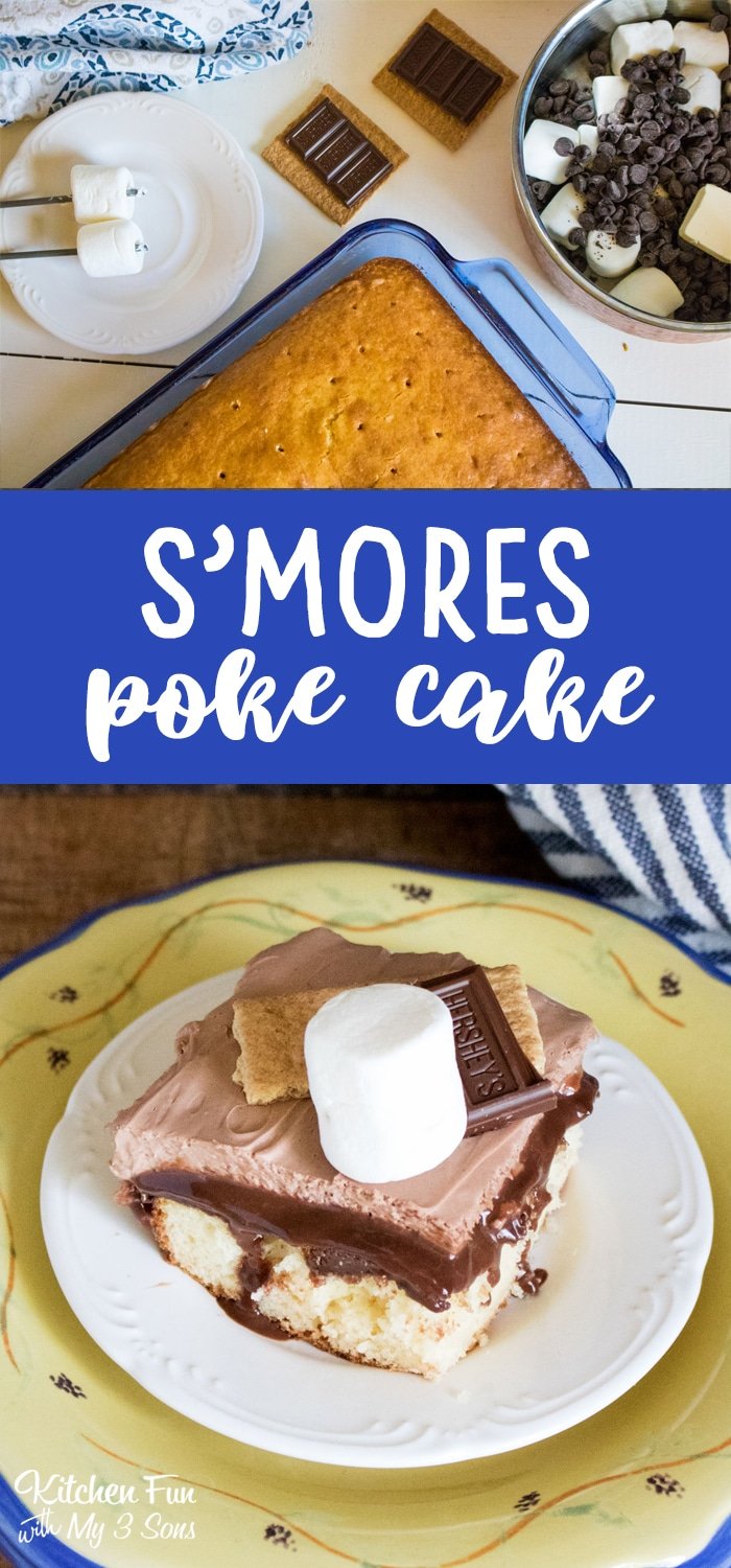 S'mores Poke Cake