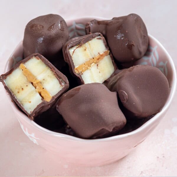 Chocolate Peanut Butter Banana Bites
