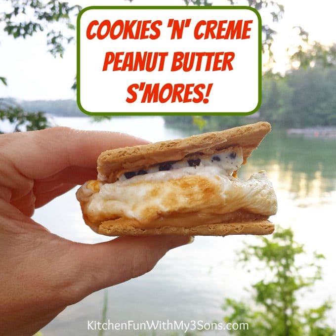 Cookies n Creme Peanut Butter S'mores - Best S'mores Recipes