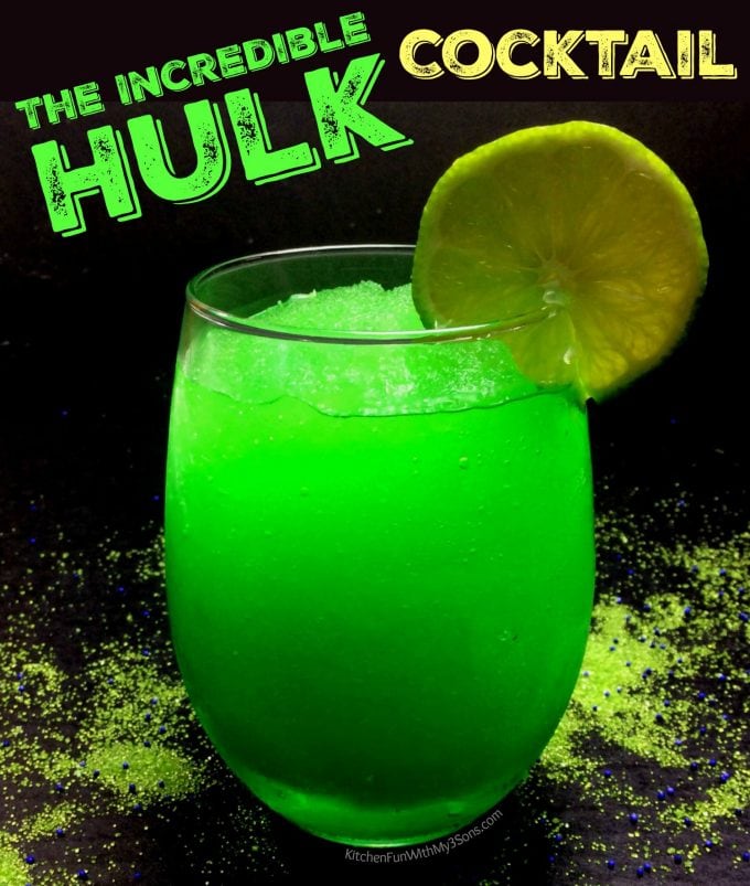 Incredible Hulk Cocktail - Over 40 of the BEST Summer Cocktails!