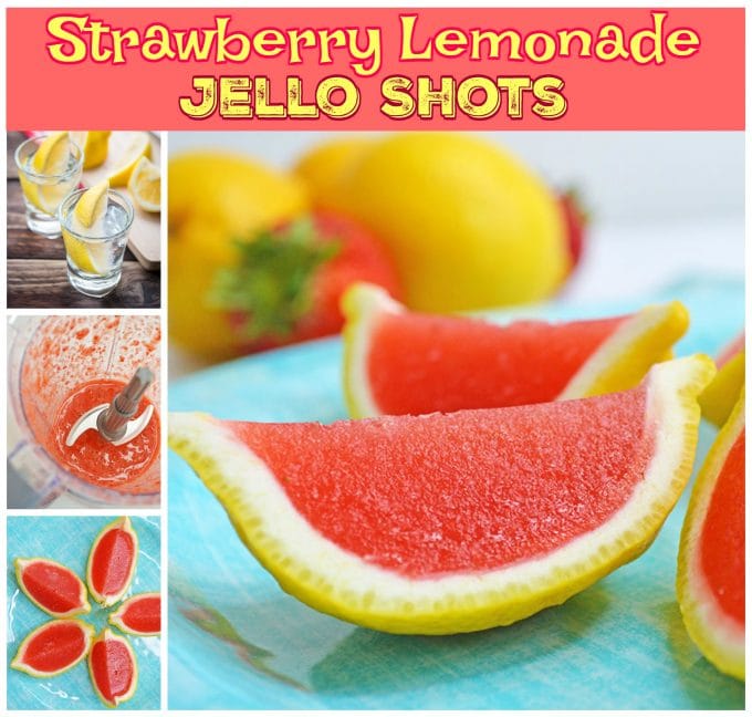Strawberry Lemonade Jello Shots
