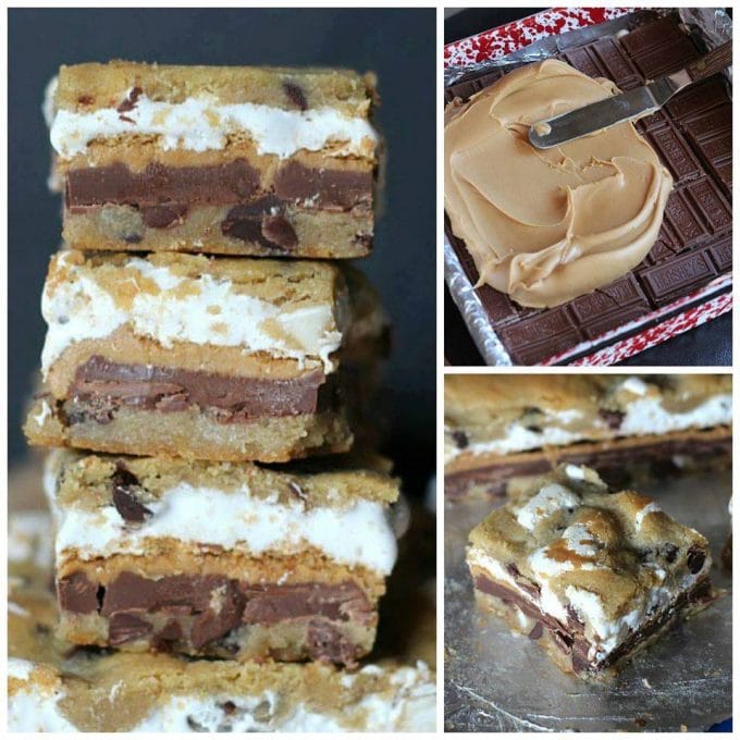 Peanut Butter S'mores Bars - best s'mores recipes