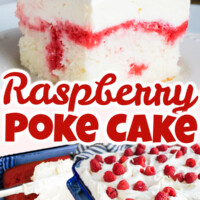 Raspberry Poke Cake pin