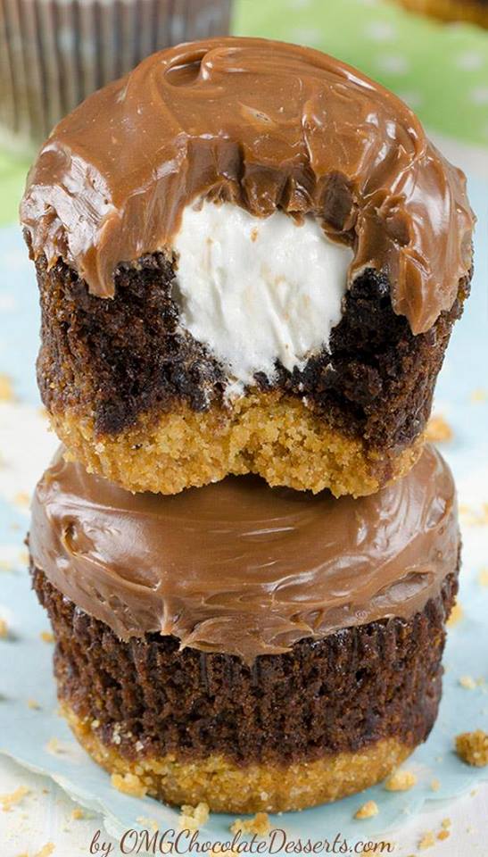S'mores Cupcakes - Best S'mores Recipes!