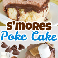 S'mores Poke Cake pin