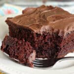 Sour Cream Chocolate Cake feature