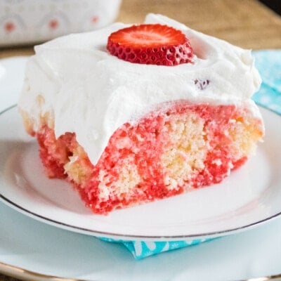Strawberry Poke Cake feature