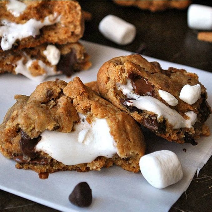 Stuffed Cookies S'mores - best s'mores recipes