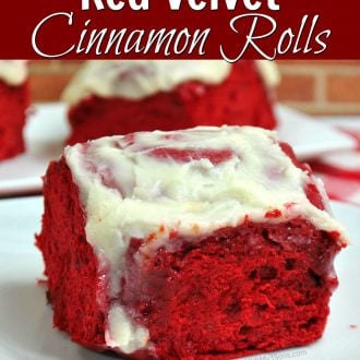 Red Velvet Cinnamon Rolls