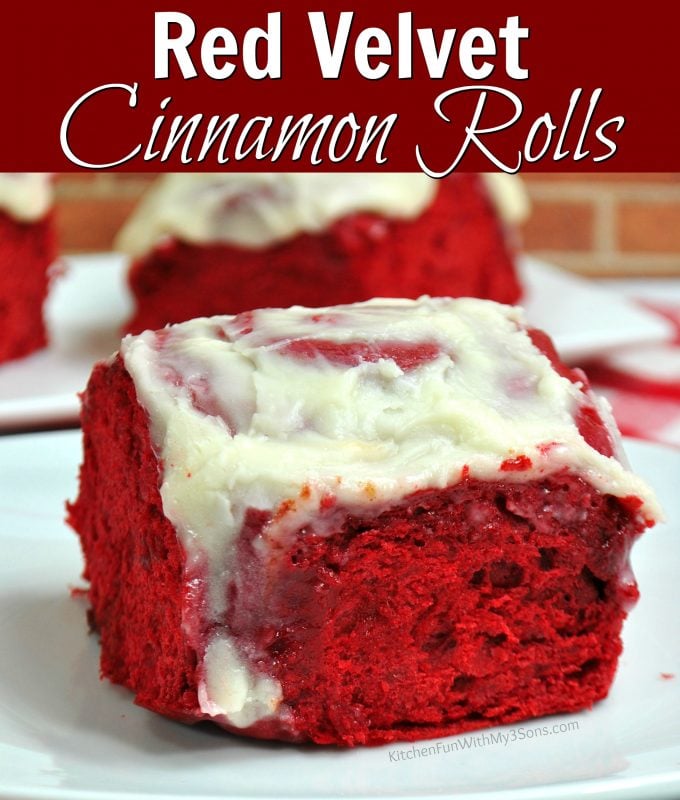 Red Velvet Cinnamon Rolls