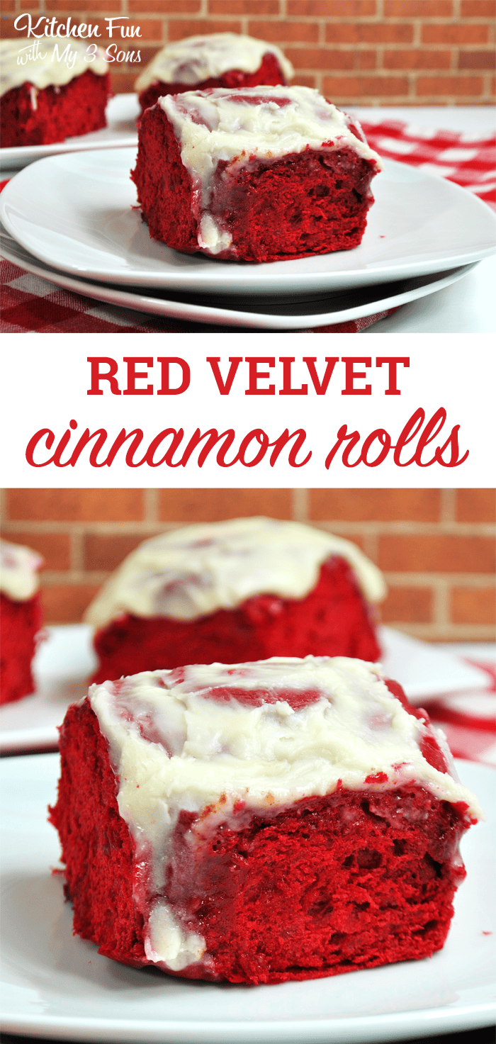 Red Velvet Cinnamon Rolls