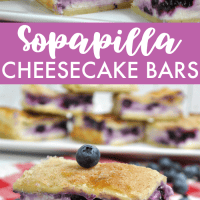 Sopapilla Blueberry Cheesecake Bars