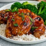 Baked Teriyaki Chicken Thighs feature