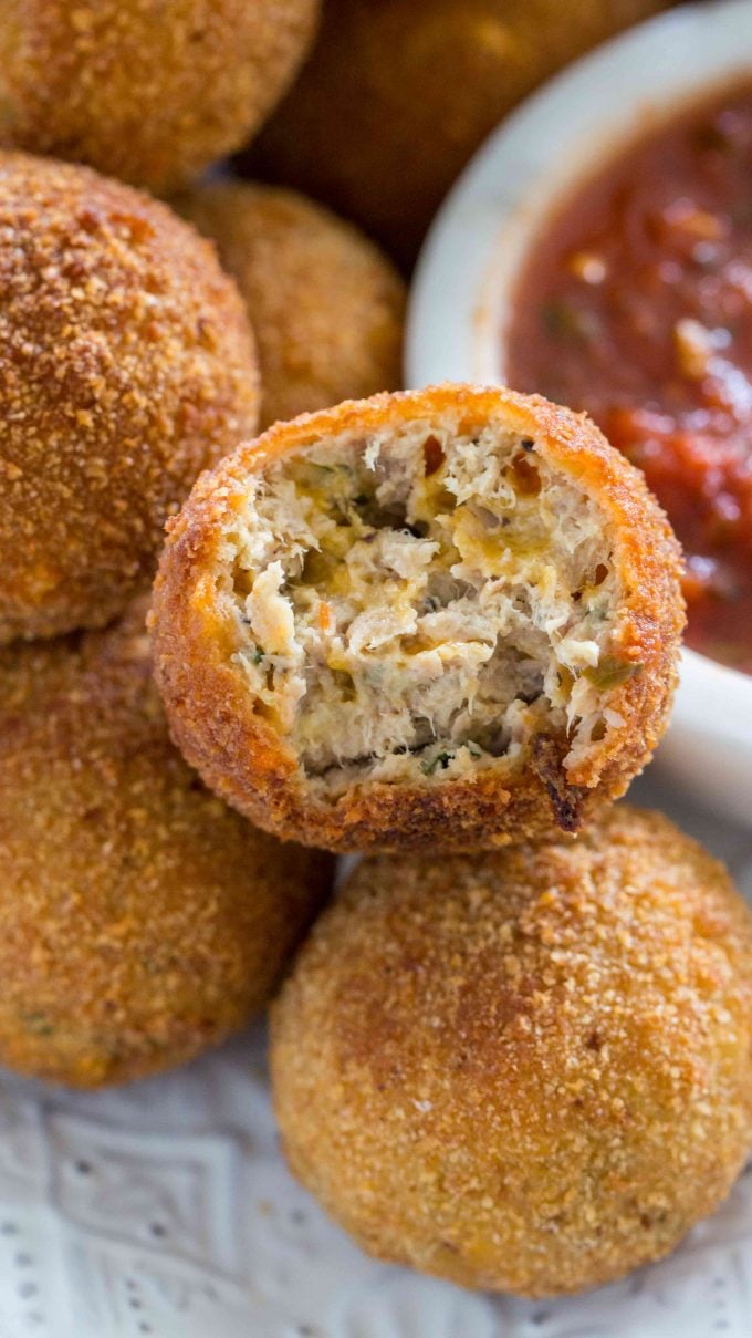 Cheesy Tuna Melt Balls