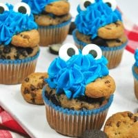 Cookie Monster Cupcakes pin