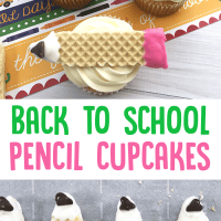 Pencil Cupcakes for Back to School