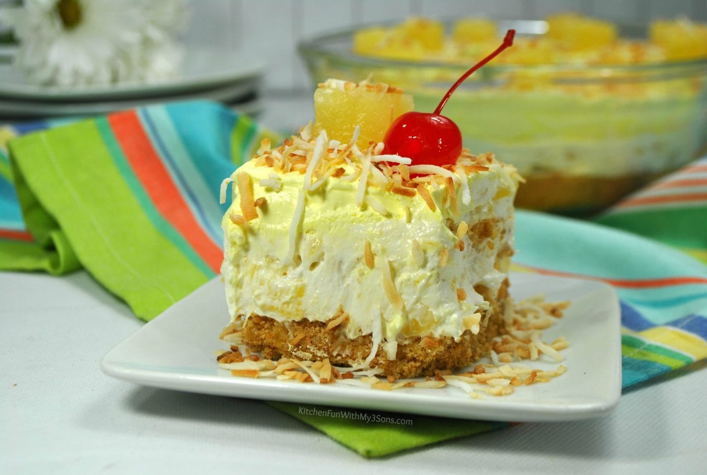 Creamy NoBake Pineapple Dream Dessert Kitchen Fun With My 3 Sons
