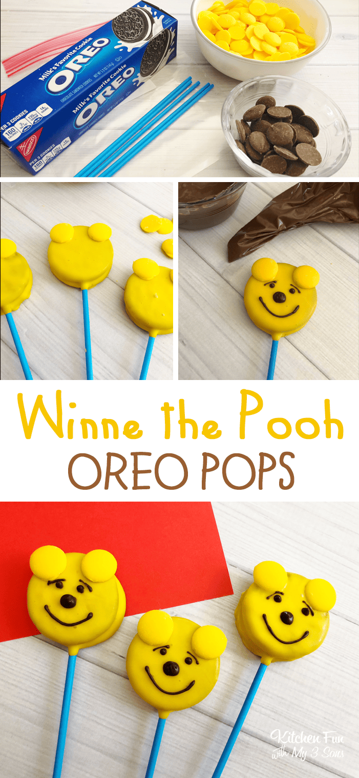 Pooh Oreo Pops