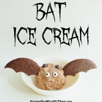Bat Ice Cream - BEST Halloween Treat ideas!
