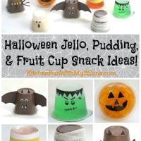 Halloween Jello and Pudding Cups - BEST Halloween Treat ideas!