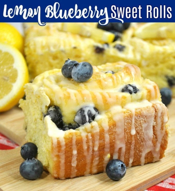 Lemon Blueberry Sweet Rolls