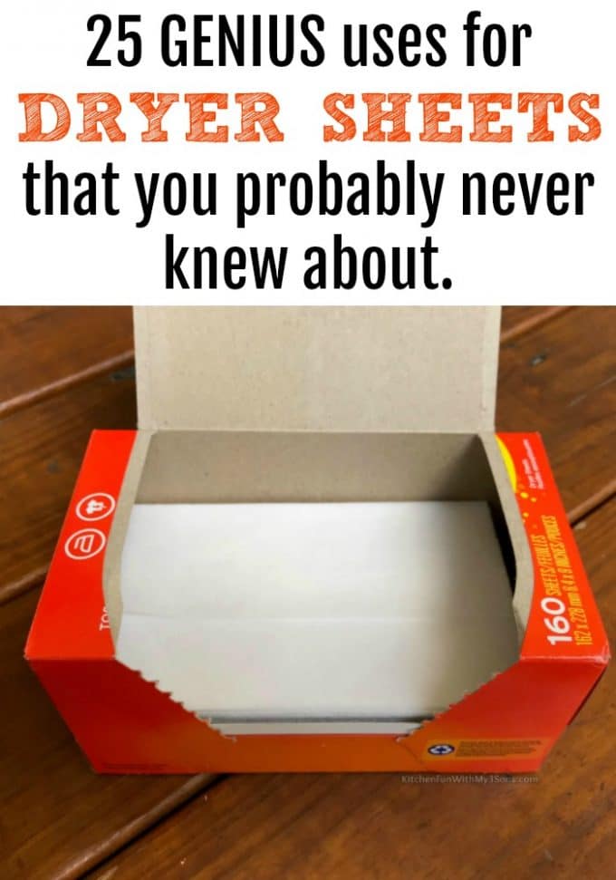 25 Genius uses for Dryer Sheets that you probably never knew about