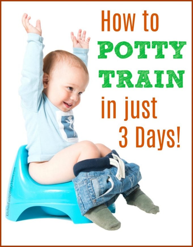 How to Potty Train in 3 Days!