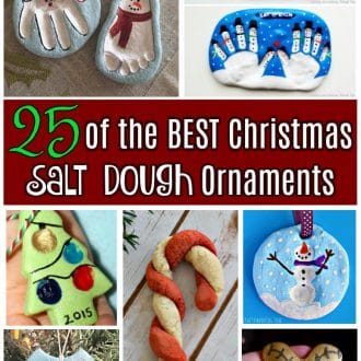 25 of the BEST Christmas Salt Dough Ornaments