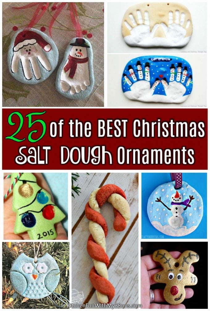 25 of the Best Christmas Salt Dough Ornaments - Kitchen Fun With My 3 Sons