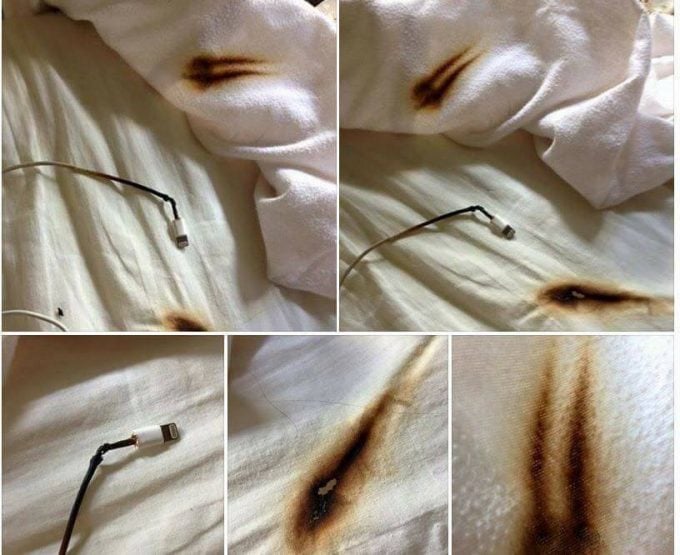 Firefighters warn about cell phone chargers