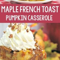 Slow Cooker Pumpkin Maple French Toast Casserole