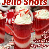 Candy Cane Jello Shots
