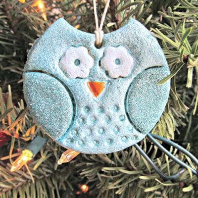 Salt Dough Owl Ornaments - Over 30 of the BEST Christmas Salt Dough Ornaments